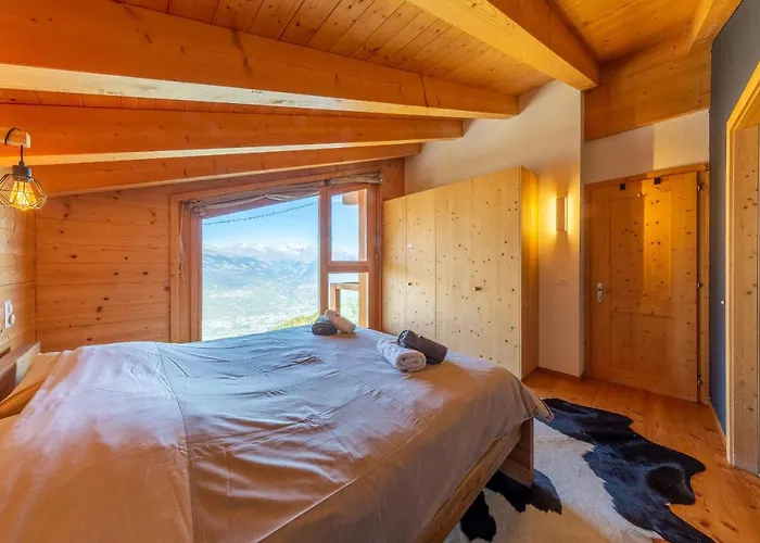 Ciel Etoile - Magnifique Chalet, 14 Personnes - Vue Incroyable Dağ evi